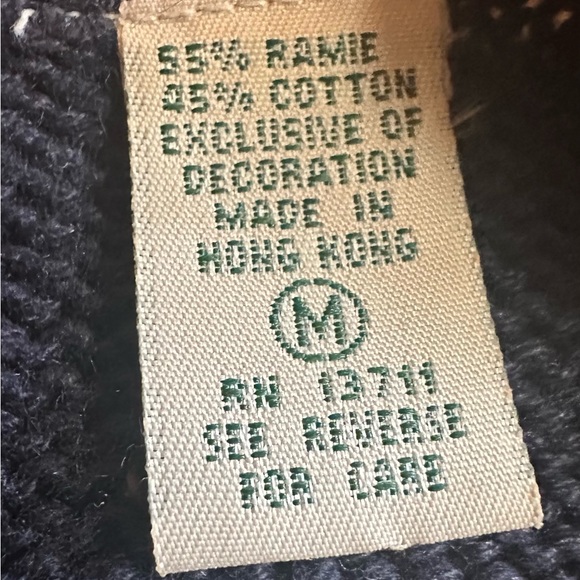 Marsh Landing•button-down sweater vest•size medium•cotton•patchwork/knit/quilt - Picture 5 of 14